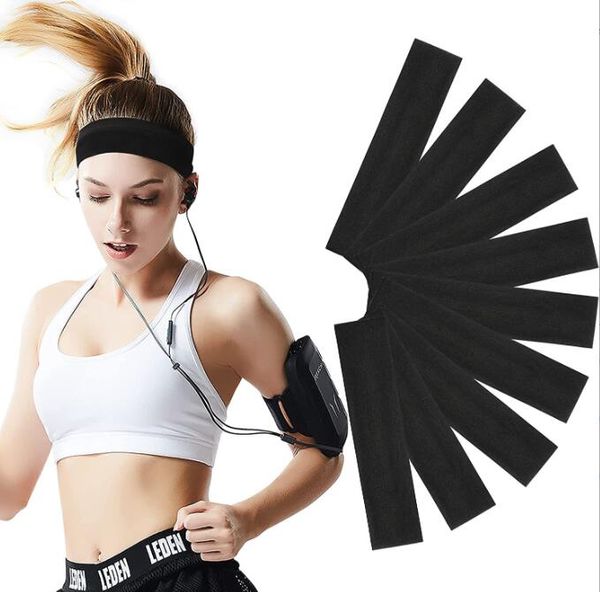 Fasce per capelli elastiche in cotone Fasce per capelli alla moda per donna Uomo Solid Running Fitness Yoga Fasce per capelli Stretch Makeup Accessori per capelli