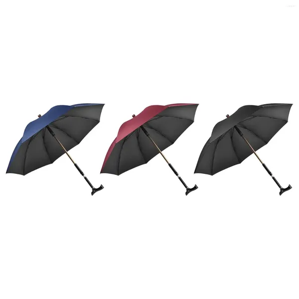 Regenschirme, Sonnenschirm, langlebig, 2-in-1-Design, abnehmbar, bequemer Griff, trennbar, Gehstock für Männer und Frauen, Sommerreisen