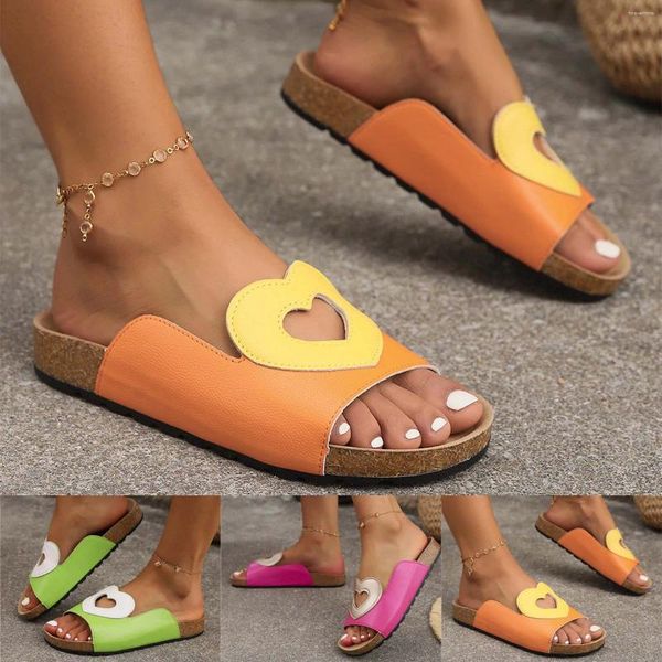 Sapatos casuais femininos chinelos de praia mulheres sandálias felpudas sola dura deslizamento em mulheres com suporte
