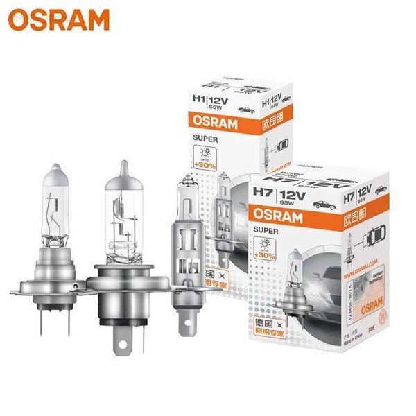 Другие автомобильные фары Osram Original H1 H4 H3 H7 12 В 55 Вт 65 Вт 100 Вт Стандартная желтая лампа 3200K Фара противотуманная фара Автомобильная галогенная лампа OEM-качество 1XL204