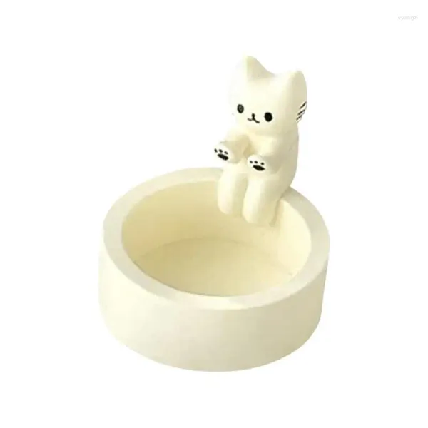 Titulares de vela bonito gatinho titular aquecimento patas desenhos animados engraçado criativo adorável perfumado artesanato resistente ao calor