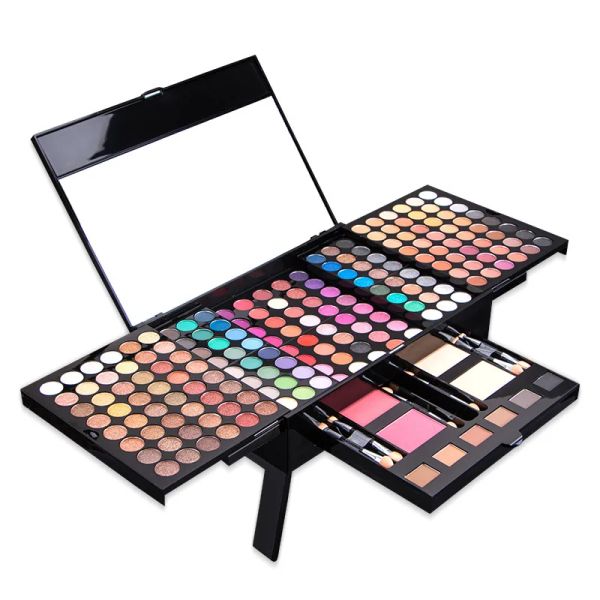 Shadow New 180 colori Makeup Palette Ombretto in polvere Blush Lip Stick Cosmetici Kit Eye Primer Ombretto luminoso Palette Make Up Set