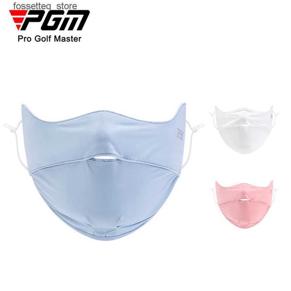 Moda máscaras faciais pescoço gaiter p 2023 novo golfe feminino máscara de sol legal respirável máscara de sol l240322