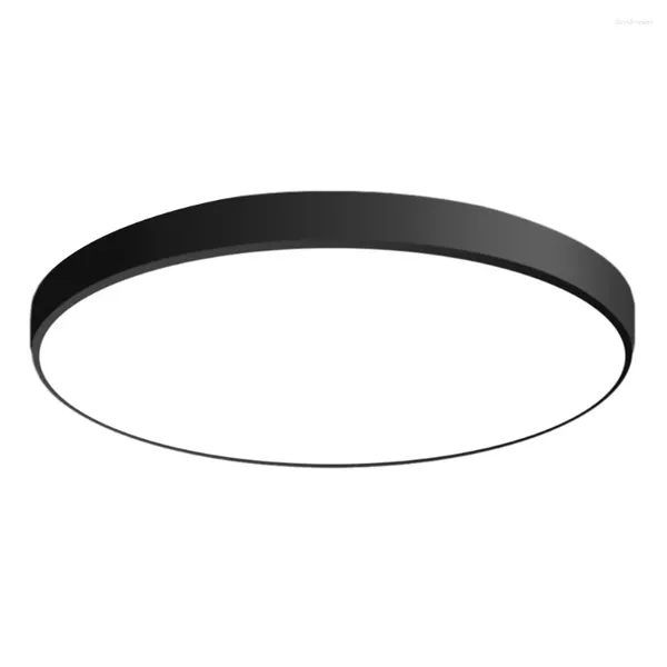 Plafoniere Luce a LED Lampada moderna Soggiorno Apparecchio di illuminazione Camera da letto Cucina Montaggio superficiale Pannello da incasso (Nero)