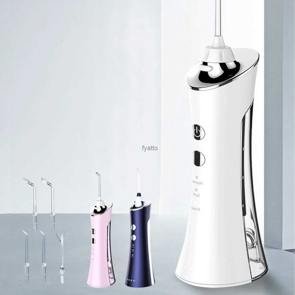 Andere Geräte Munddusche elektrische Wasserbürste USB wiederaufladbare Zahnfleischdüse Zahnpflege tragbare Spraydose Scaler zum Reinigen und Aufhellen der Zähne H240322