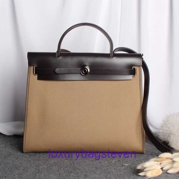 Hremms Kelyys Top Luxury Designer Bag Женская мода Сумка из крокодиловой кожи Холст с кожаной модой на одно плечо со звездой и настоящим логотипом