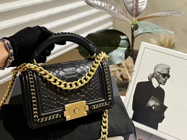 Lüks çanta tasarım çanta kadın moda omuz çantası klasik baharatlı anne çantaları premium python desen orijinal 18k yaldızlı süper çok yönlü el crossbody çanta