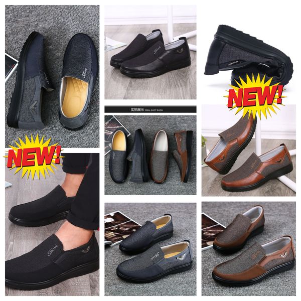 Modell Formal Designer GAI Mans Black Shoes Point Toe Party Bankette Anzüge Mens Business Heel Designer Atmungsaktive Schuh EUR 38-50 weich