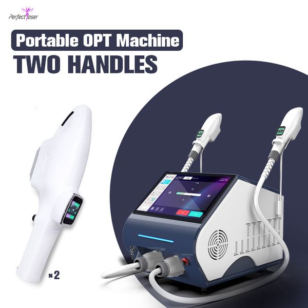 Multifunzionale 5 in 1 IPL Elight Machine OPT Trattamento dell'acne Diodo Laser Depilazione Cura della pelle Lifting del viso Attrezzature per la bellezza Uso del salone