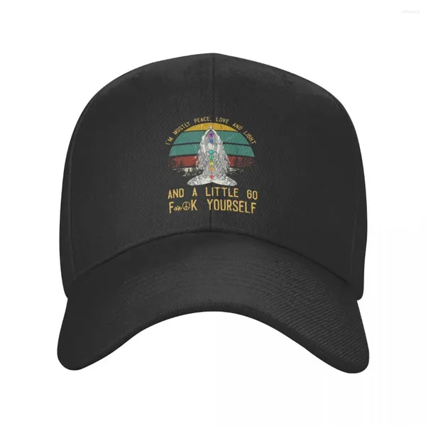 Береты I'm Mostly Peace, бейсбольные кепки для йоги для взрослых, солнцезащитные шляпы в стиле хип-хоп, Namaste Motherfer, рыболовная шляпа Snapback, зимняя шапка