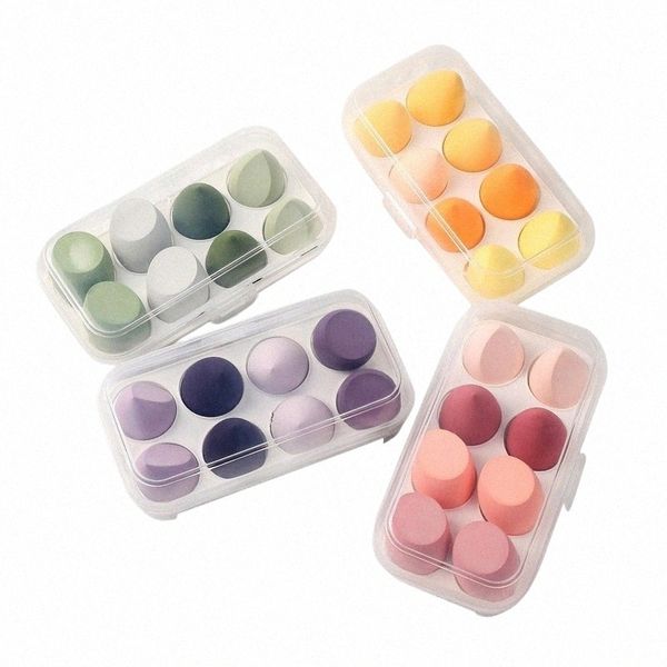 8 упаковок для макияжа Spge Beauty Egg Puff для макияжа Spge Beauty Tool Puff Аксессуары для макияжа w8dH #