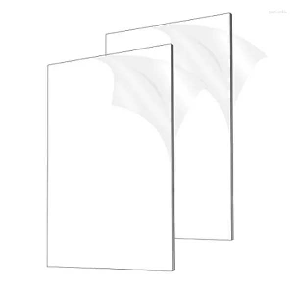 Рамки, 2 шт., 1/8 дюйма толщиной (3 мм), акриловые листы, прозрачное литое стекло 8x12 дюймов для вывесок, проектов DIY, ремесла Po
