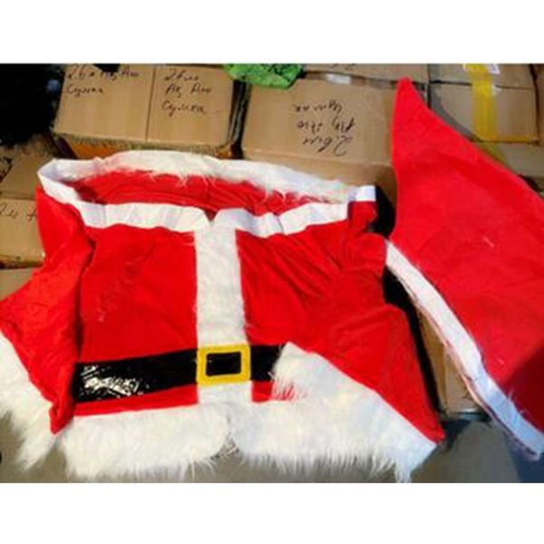 Костюмы талисмана Санта-Шляпа и костюм для белого медведя Iatable Бесплатная доставка