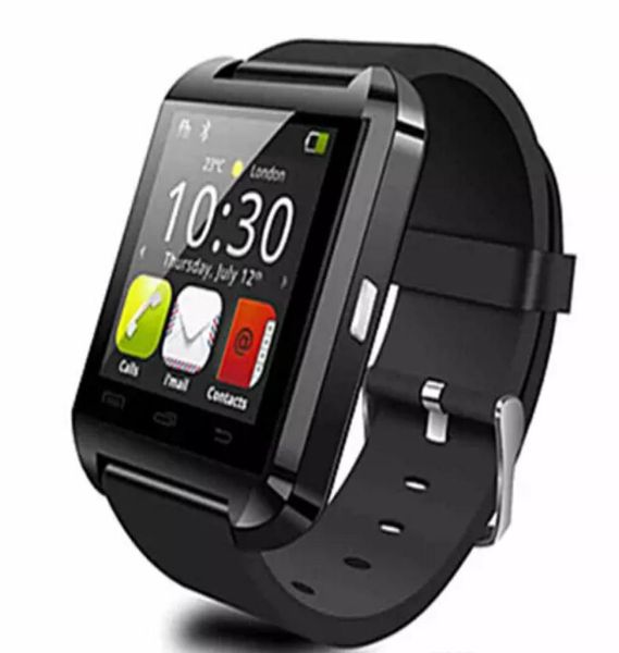 2017 Bluetooth Pphone UTILIZZO U8 Smart Watch sport running Timing Orologio da polso disponibile Inglese Cinese Rosso Bianco Bl4226968
