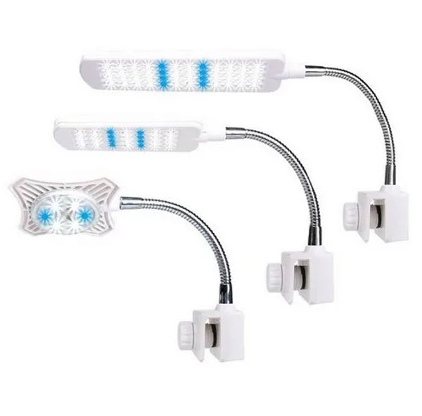 Illuminazione Acquario Illuminazione a LED Impermeabile Clip per acquario Lampada per acquario in cristallo chiaro Lampada a clip subacquea sommergibile Lampada per piante Decor