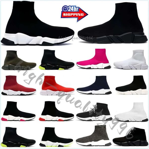 Scarpe firmate Calzini Scarpe da corsa Knitting Speed 2.0 1.0 Training Runners Sneakers Nero e bianco Rosso Rosa Blu e verde Calzini scarpe Scarpe casual sportive da donna da uomo