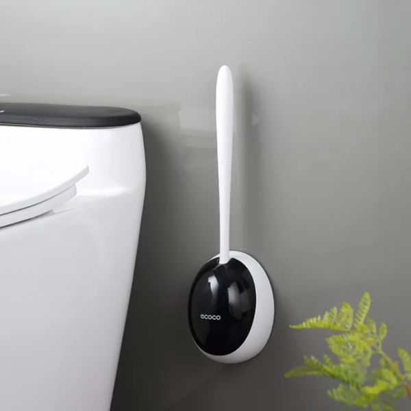 Set di accessori per il bagno Scopino per WC drenabile Strumento per la pulizia igienico a parete con manico lungo Accessori per il bagno di casa Consegna a goccia Garde Ot3Hf