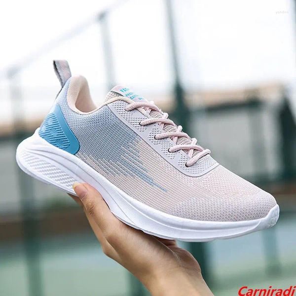 Scarpe casual Moda Primavera Sneakers a fondo piatto Donna Tutte le partite Giovani da corsa traspiranti da donna Sport fitness antiscivolo