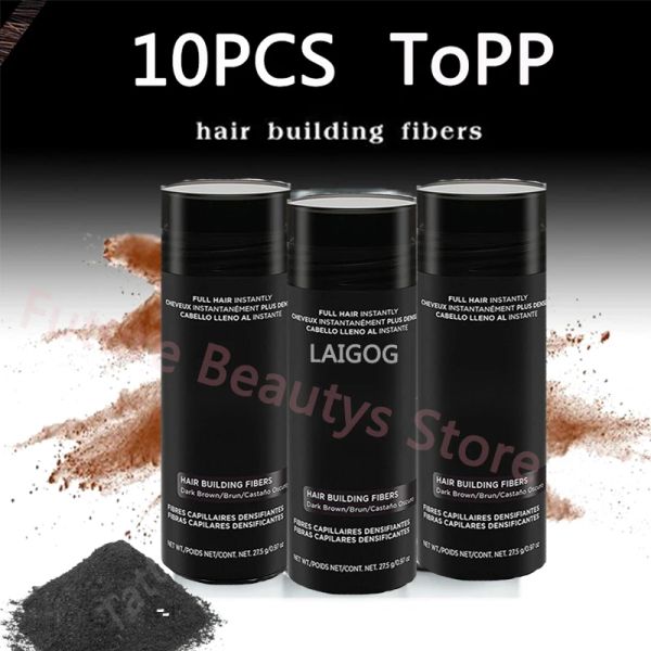 Werkzeuge Großhandel 10 Pack 27,5 g Haarfaser Keratin Verdickung Spray Haare Build Faserverlust Produkt regenerierende Pulver Haarbehandlung