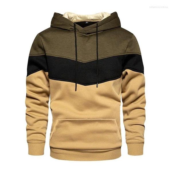Männer Hoodies Herbst Und Winter Marke Sweatshirt Mode Farbe Passenden Gedruckt Sweatshirts Lose Hip-Hop Streetwear Mit Kapuze