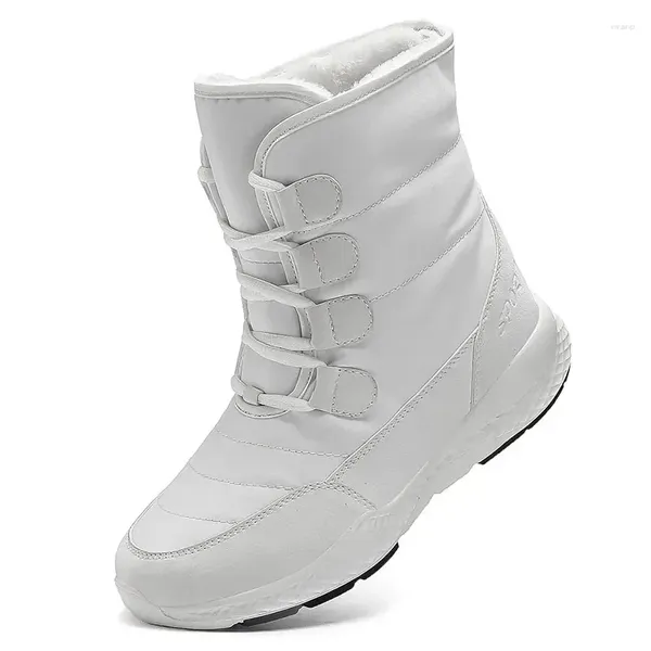 Walking 2024women 5 Stiefel Schuhe Winter Weiß Schnee Boot Kurzen Stil Wasser-widerstand Oberen Rutschfeste Qualität Plüsch Schwarz botas Mujer Invierno 26449