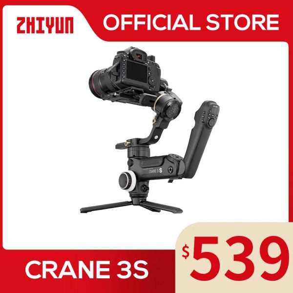 Heads Zhiyun Resmi Vinç 3S/Vinç 3se 3sexis Elde Taşıyıcı Uzatılabilir Kol Yükü 6.5kg DSLR Kamera Video Kameralar Gimbal