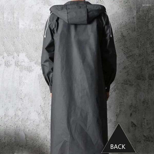 Guarda-chuvas elegante capa de chuva para adultos à prova d'água com capuz casaco de proteção contra chuva atividades ao ar livre unissex adulto caminhadas