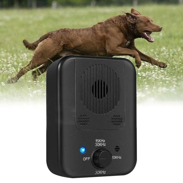 Köpek kabuğu ultrasonik baskılayıcı açık hava önleyici kovucu araçları köpek eğitim cihazı evcil hayvan ürünleri