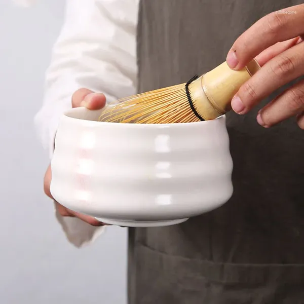 Conjuntos de chá conjunto artesanal casa fácil limpo matcha chá ferramenta suporte kit tigela batedor colher presente cerimônia tradicional japonês acessórios