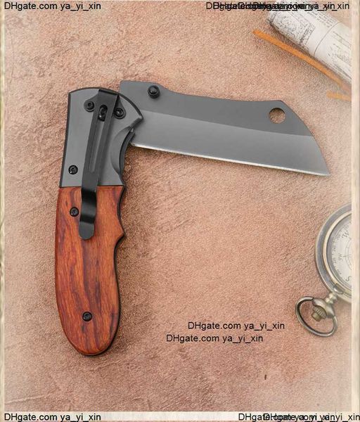Yüksek Sertlik Dış Mekan Taşınabilir Katlanır Bıçak Taşınabilir Çok Fonksiyonlu Vahşi Hayatta Kalma Bıçağı Keskin Kendi Savunma Bıçağı