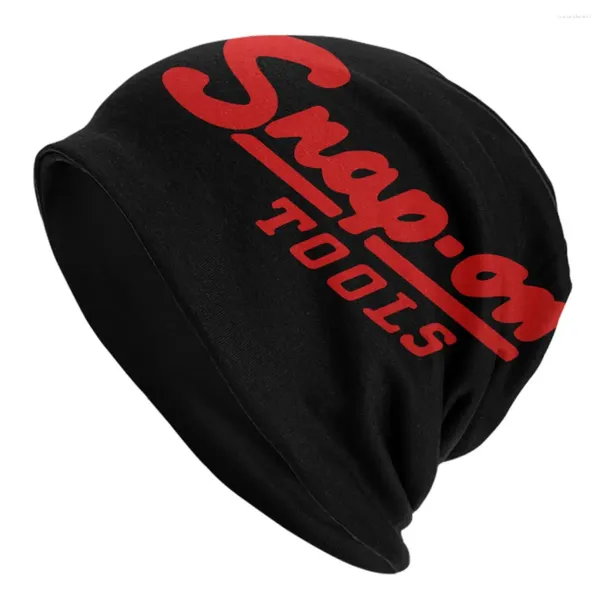 Berets snap on bonnet chapéu de malha chapéus homens mulheres hip hop unisex adulto ferramentas quentes inverno crânios beanies bonés