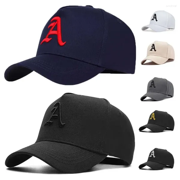 Cappellini da baseball Sport all'aria aperta Lettera A Baseball Vintage Summer Hip Hop Ricamo Snapback Hat Trucker Uomo Donna