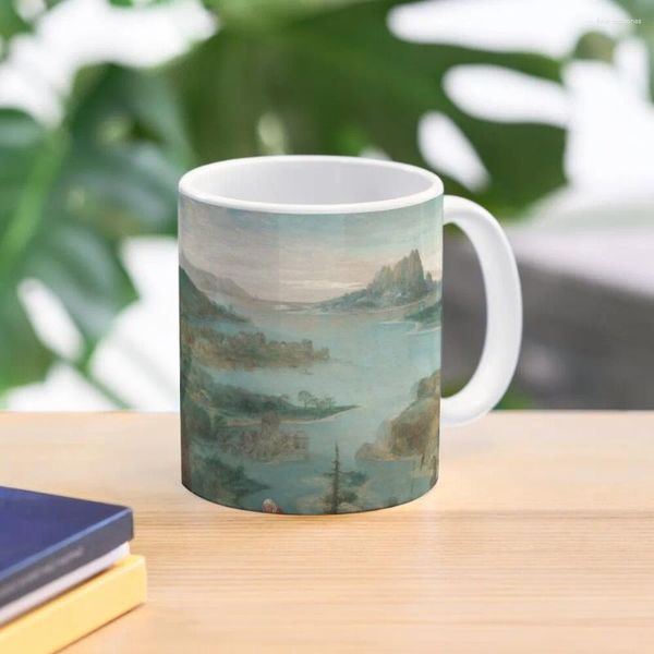 Canecas Paisagem com a fuga para o Egito - Pieter Bruegel Elder Caneca de café Copos Kawaii Grandes