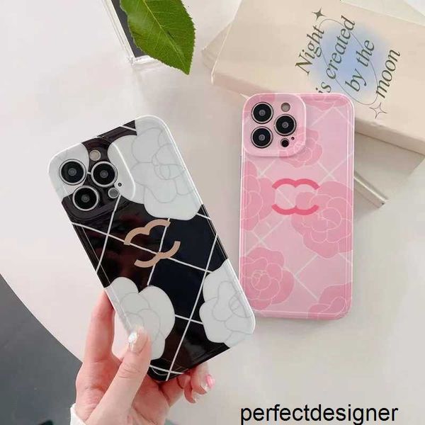 Designer Designer Flowers Custodia per iPhone 14Pro Custodia per cellulari di moda per IPhone 14 Plus 13 12 11 Pro Max Cover per telefoni Cover antiurto CYD2390638P7E