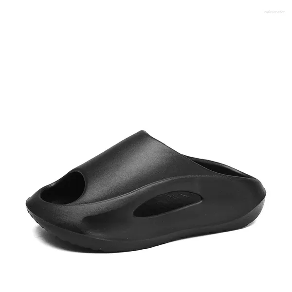 Chinelos de verão homens tênis para mulheres plataforma slides macios 2024 moda ao ar livre sandálias de praia unisex cor sólida sapatos esportivos