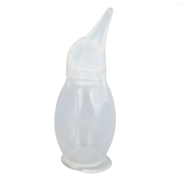 Sacos de armazenamento Nariz otário fácil limpeza flexível bebê nasal aspirador 75ml limpar silicone multiuso para uso diário
