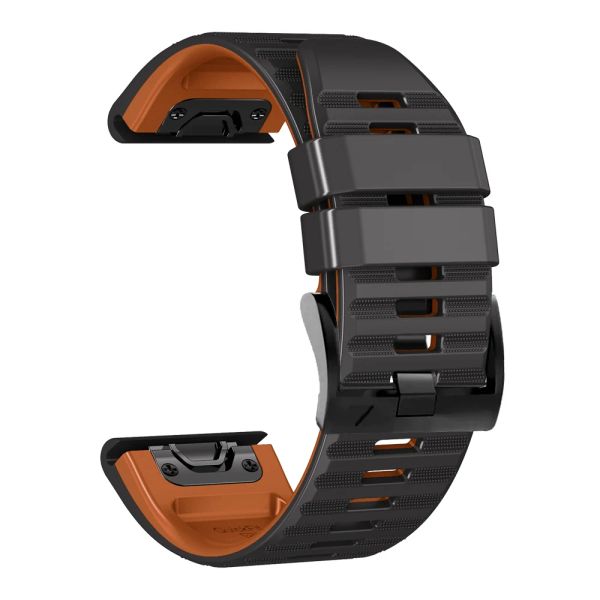 Acessórios de ajuste rápido 22mm 26mm pulseira de relógio de silicone para garmin fenix 7x 7 6 6x pro 5 5x plus epix gen 2 marq pulseira cinto