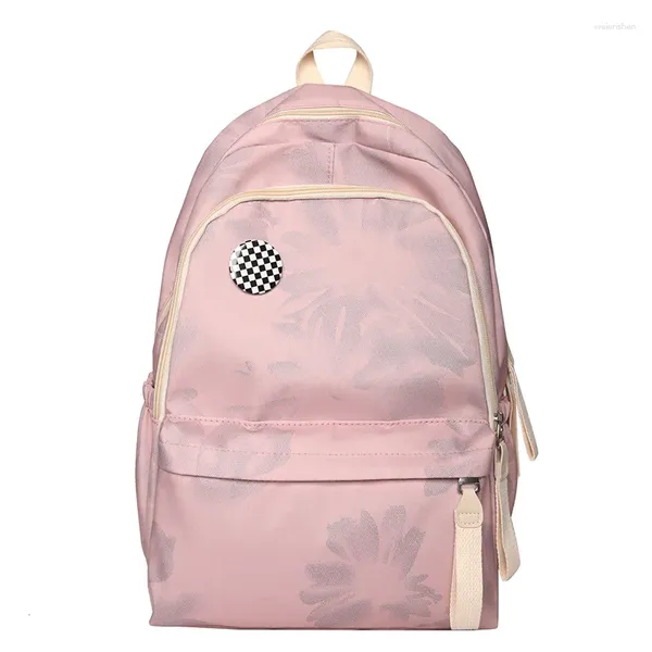 Mochilas escolares meninas para adolescentes mochila feminina nylon casual coreana bagpack