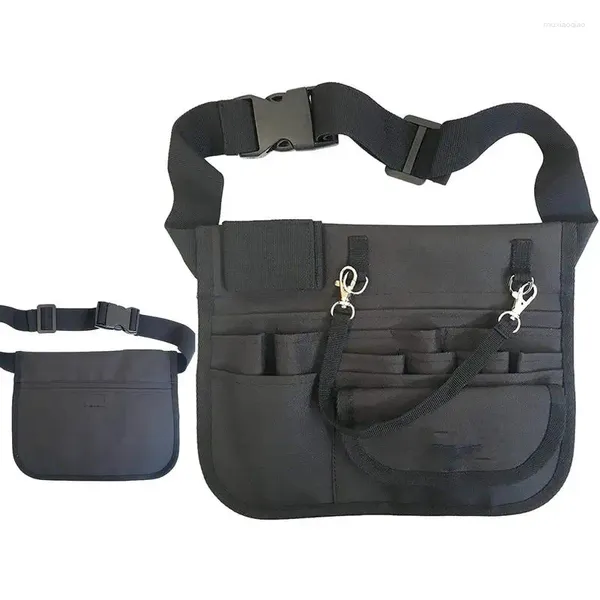 Sacos de armazenamento Saco de cintura para multi compartimento ajustável bolsos de engrenagem profissional organizador de enfermagem bolsa família