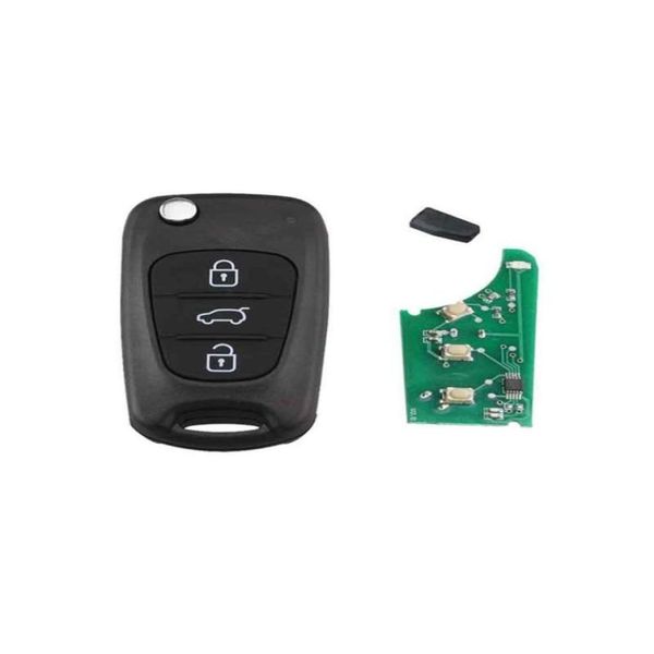 Chave do carro 2 botões controle remoto de pânico para Hyundai Son Santa Fe Elantra 20052011 Keyless 315Mhz96414766334833 Drop Delivery Mobiles Motorcycl Dhh1V