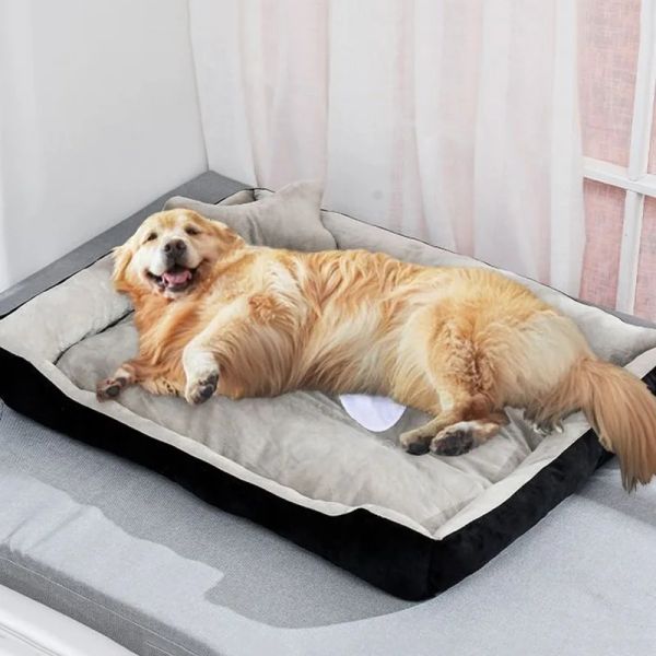 Tappeti inverno grande letto per cani da cane caldo casa domestica xxs a xxl per piccoli cani di grandi dimensioni bordo golden retriever bordo di bordo collie lavabile