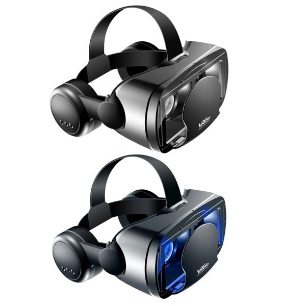 Dispositivos óculos de realidade virtual grande angular capacete jogo óculos portátil áudio vídeo 3d óculos para vrg pro + 3d vr fone de ouvido