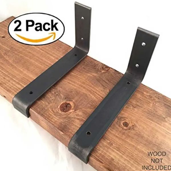 Monopés 2 PCS Suporte de Ferro Rack de Parede Divisória de Parede Prateleira de Parede Estante TShaped Quadro Decorativo Montado na Parede Tripé