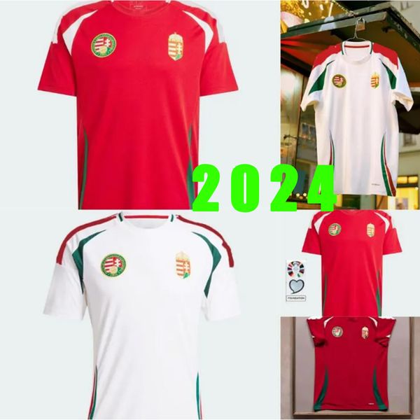 2024 Ungheria maglie da calcio squadra nazionale maillots de football 90 92 SZOBOSZLAI maglietta SZALLAI SZALAI FERENCZI GAZDAG VINICIUS ORBAN PRISKIN Jersey de futbol