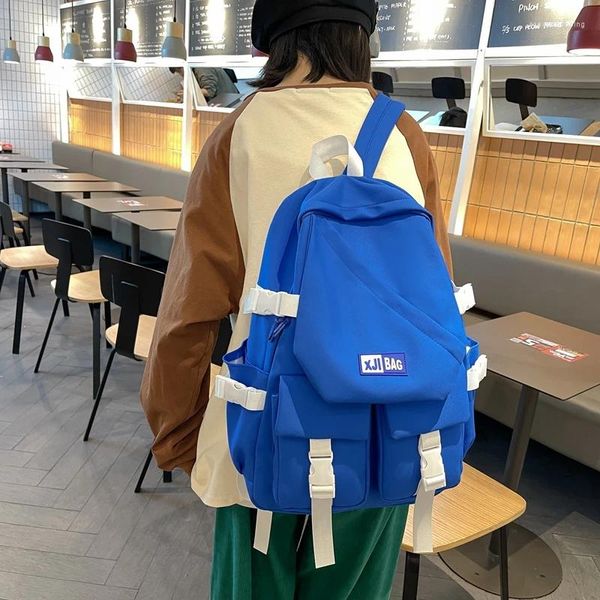 Sırt çantası moda kadınlar sevimli kawaii teen kızlar okul torbası su geçirmez kitap çantası dizüstü bilgisayar sırt çantası naylon seyahat mochila