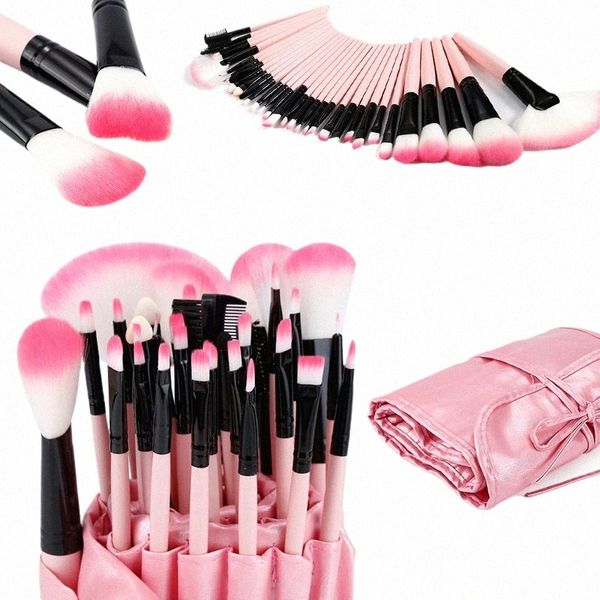 Maange Pro Maquiagem 32pcs Brushes Set Eyeshadow Eyeliner Lip Brush Powder Foundationi Tool Pincéis de maquiagem Accories O44p #