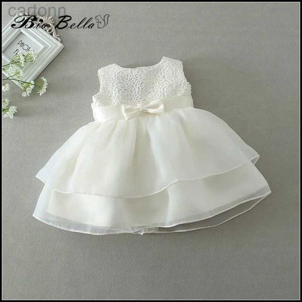 Abiti da ragazza Principessa Abito elegante Neonata Baby 0-24M Neonata Vestedo Stuttu Pizzo Battista Gioco di ruolo Abbigliamento per bambini Ragazza 24323