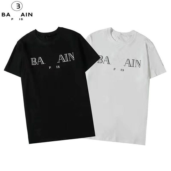 Tasarımcı T-Shirt Yaz Lüks Kısa Kollu Basit Basılı Yuvarlak Yüz T-Shirt Erkek ve Kadın Aynı Gevşek Kısa Kol Boyutu M-4XL