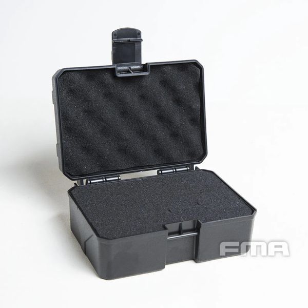 Сумки FMA небольшая коробка для хранения пластиковой коробки с губкой с амортизатором.