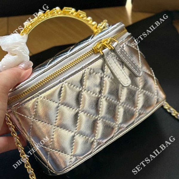 Tasche Puffer Taschen Qualität Abend Luxus Designer Handtasche gesteppte Clutch Mode Geschenk Hirschleder Tote Frauen Kettenriemen Umschlag Umhängetasche Minitasche